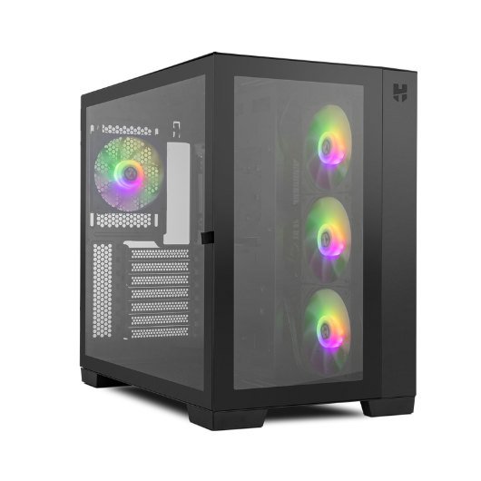 Torre ATX NOX Hummer Astra Cristal T. Black