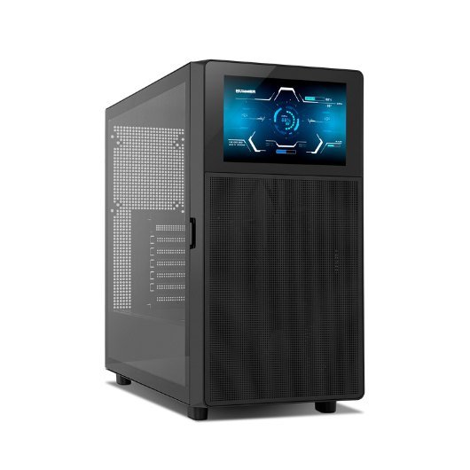 Torre ATX NOX Hummer Bios LCD 8 Black, imagen 2