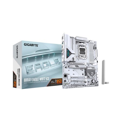 Placa Base Gigabyte AM5 B850 Eagle WIFI7 Ice Blanca