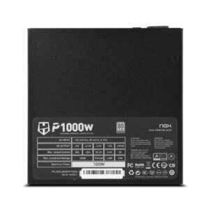Fuente de Alimentación ATX 1000W NOX Hummer P1000, imagen 3