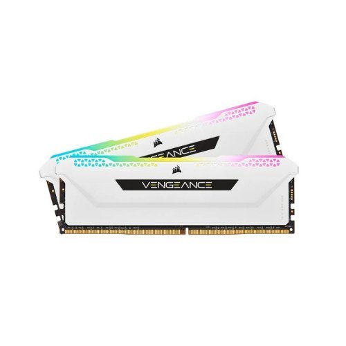 Memoria RAM DDR4 16GB (2x8GB) 3200MHz Corsair Vengeance RGB CL16 Blanca