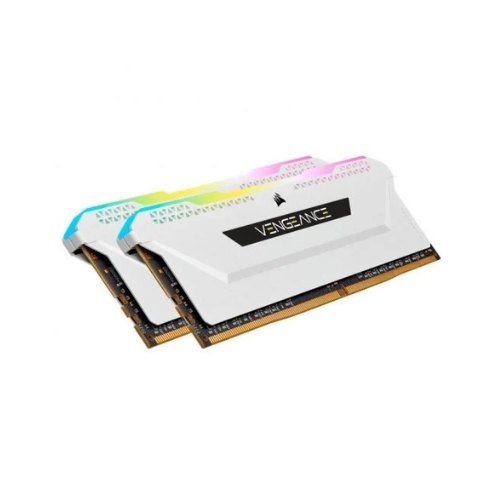 Memoria RAM DDR4 16GB (2x8GB) 3200MHz Corsair Vengeance RGB CL16 Blanca, imagen 2