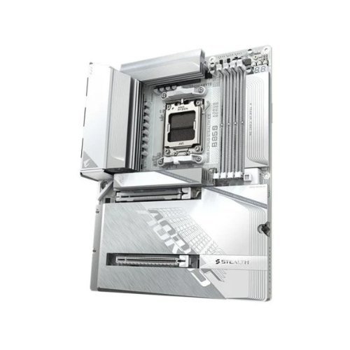 Placa Base Gigabyte AM5 B850 Aorus Stealth Ice, imagen 2