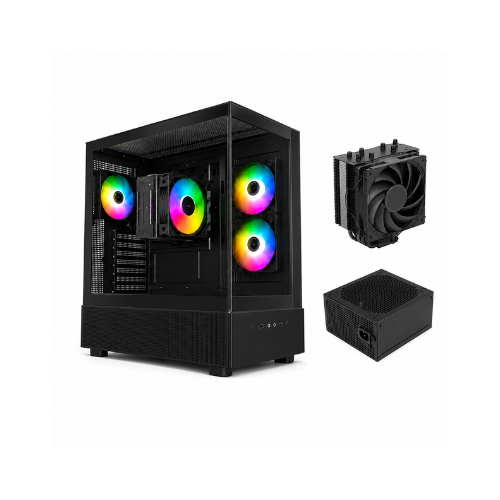 Torre ATX 650W Montech XR Black Premontada