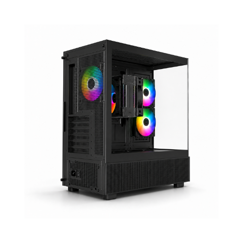 Torre ATX 650W Montech XR Black Premontada, imagen 4
