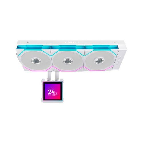 Disipador Ref Liq Lian Li Hydroshift II LCD-S360TL W, imagen 3