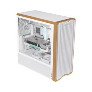 Torre ATX Lian Li Lancool 217 Wood White, imagen 3