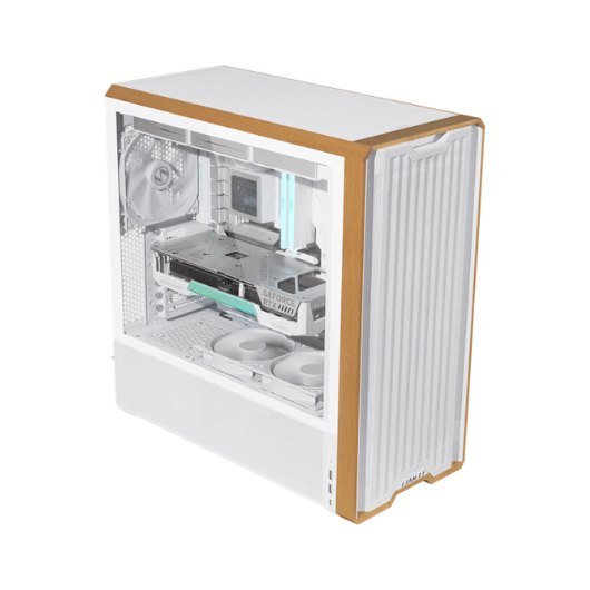 Torre ATX Lian Li Lancool 217 Wood White, imagen 3