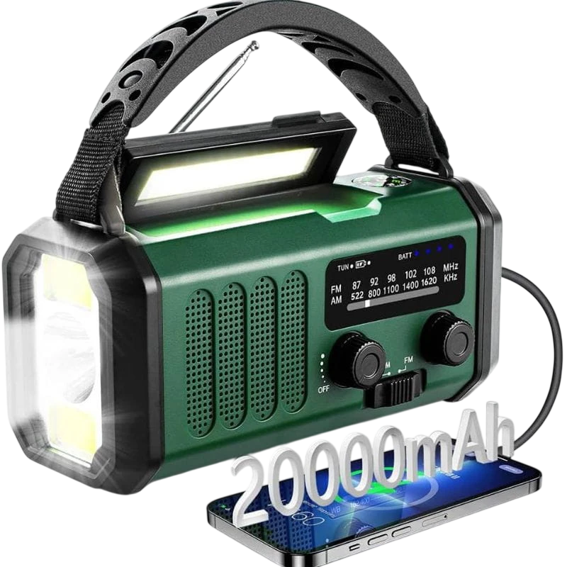 20000 mAh Radio de emergencia portátil