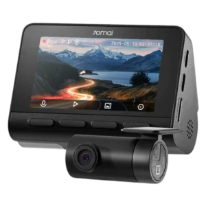 70mai 4K A800SE HDR supercondensador Dashcam + Camara Trasera 70mai RC22