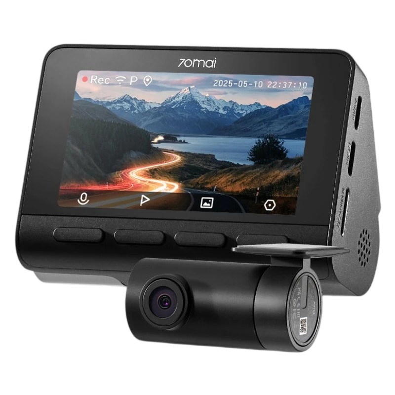 70mai 4K A800SE HDR supercondensador Dashcam + Camara Trasera 70mai RC22