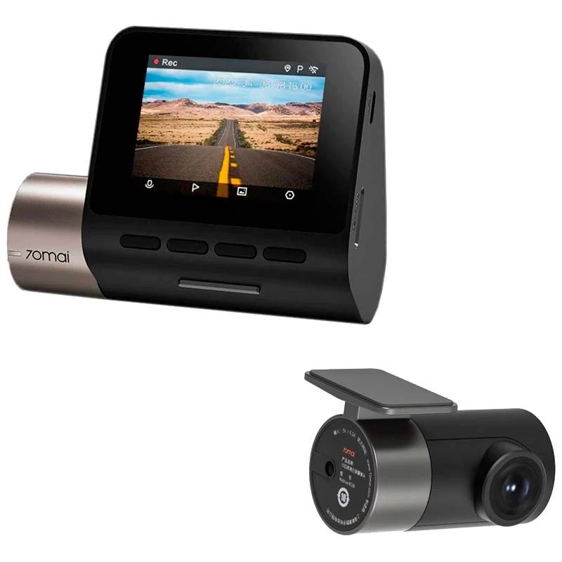 70Mai Kit A500s Pro Plus+ GPS Dashcam + Cámara Trasera 70mai RC06