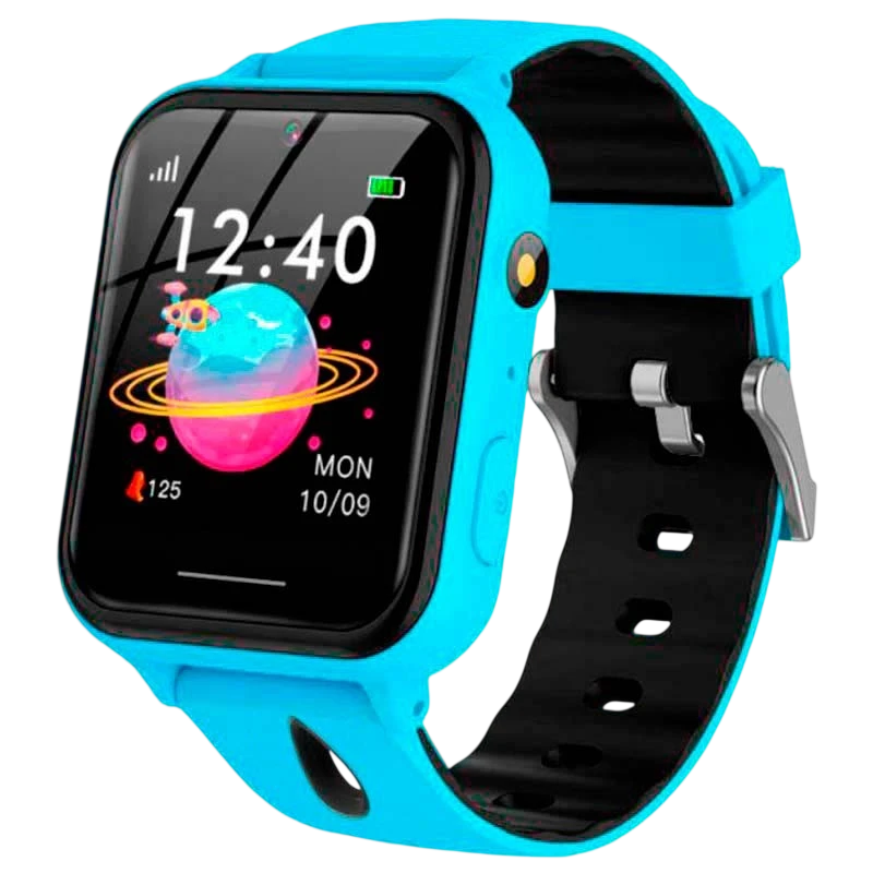 A8 Azul 1,44 pulgadas IPS Smartwatch para niños - Reloj inteligente