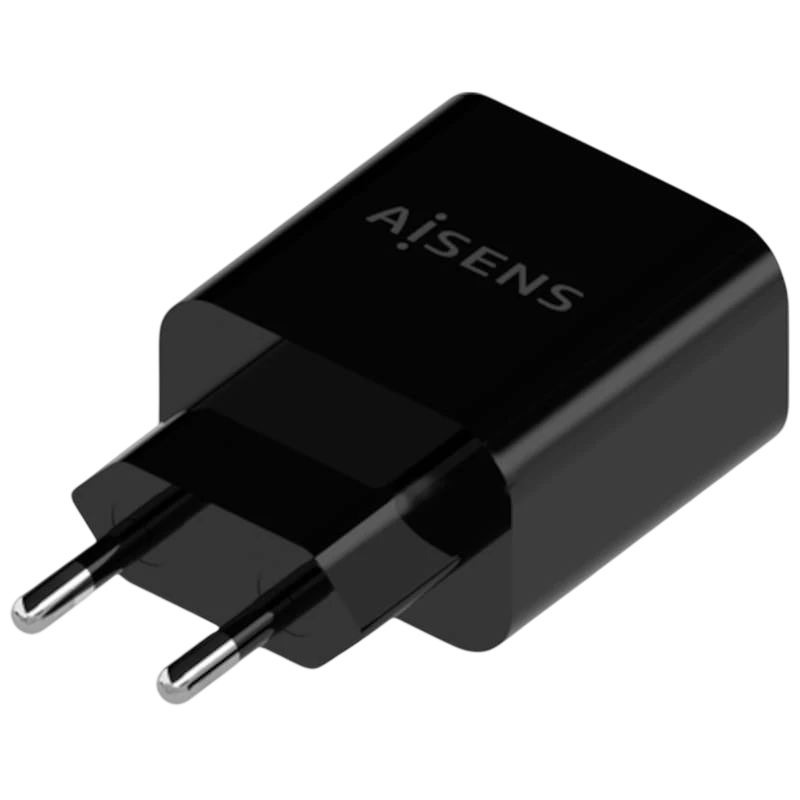 Aisens A110-0682 20W USB-C USB-A Negro - Cargador de Pared