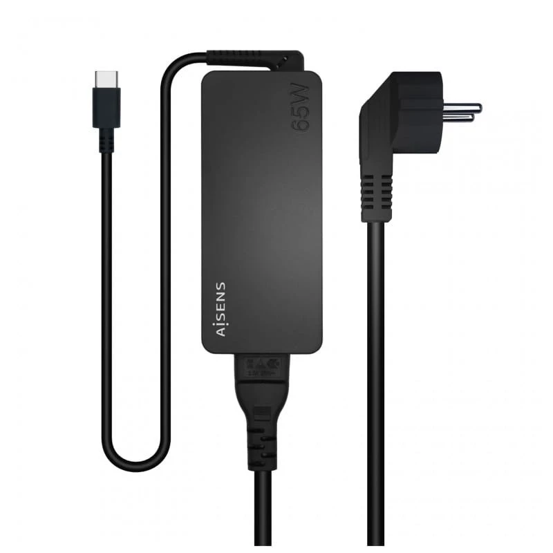 AISENS ASCH-1PD65D-BK 65W USB Negro - Cargador para portátil