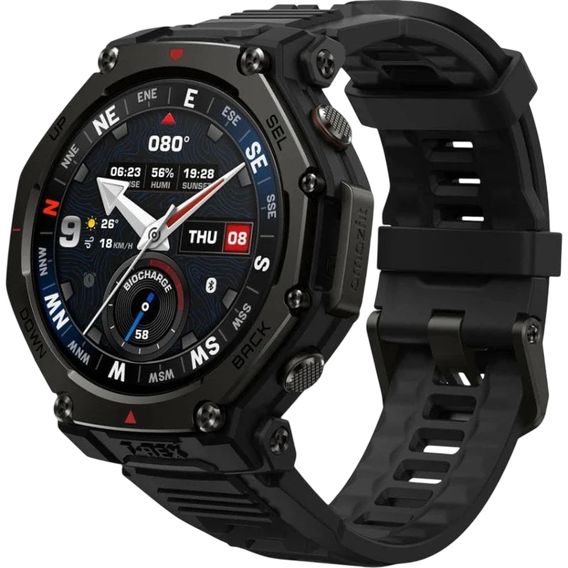 Amazfit T-Rex 3 Pro Negro 1,5 pulgadas AMOLED GPS Llamadas Bluetooth 27 días +180 deportes 10ATM Smartwatch