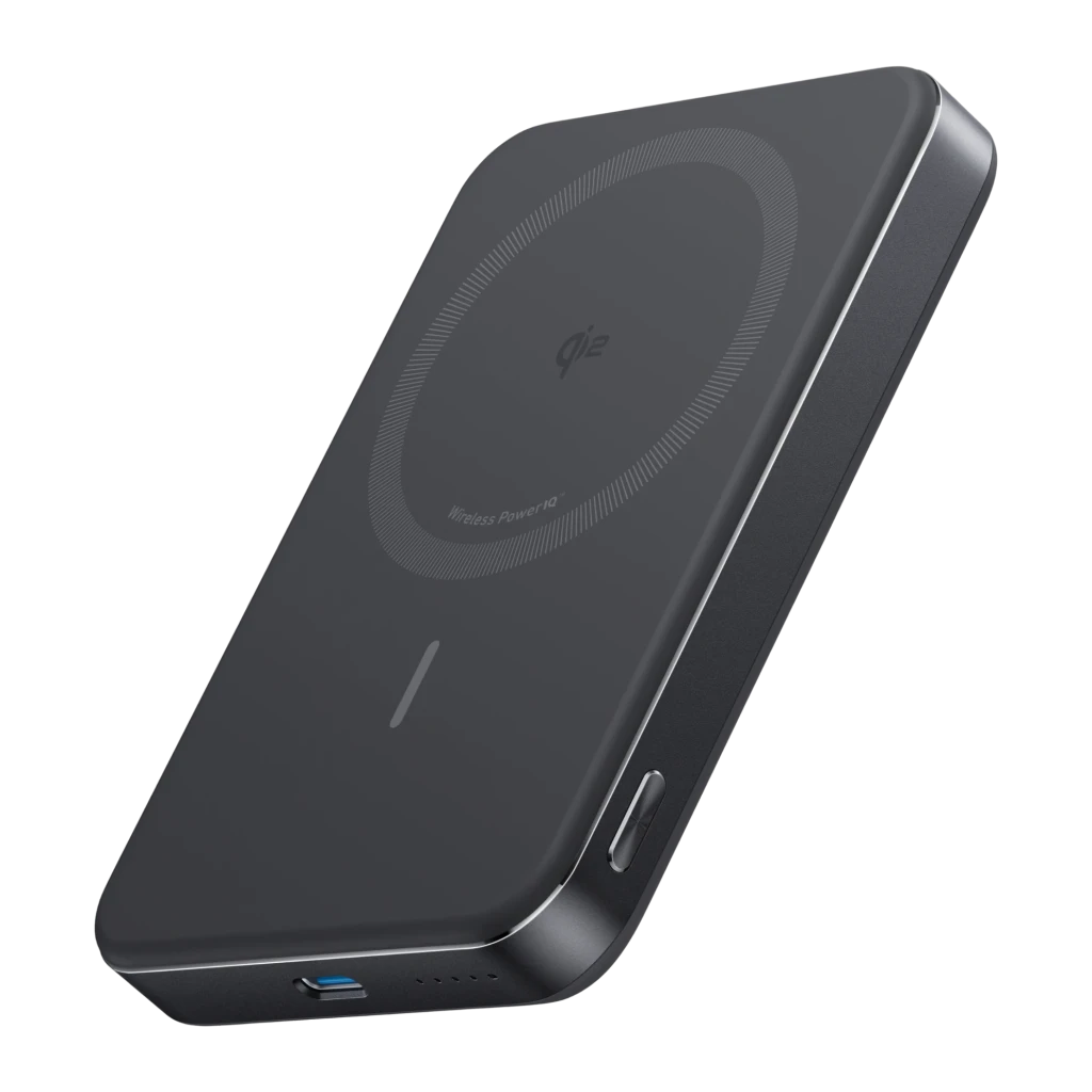 Anker MagGo Slim Negro 10000mAh 30W Qi2 USB-C Power Bank