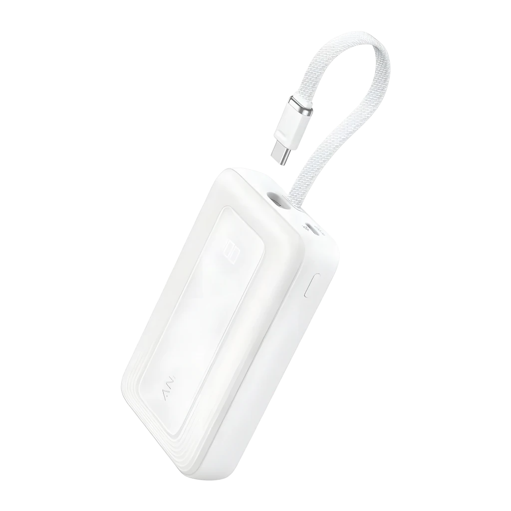 Anker Zolo Blanco con cable retráctil 20000mAh 30W Power Bank
