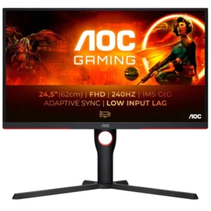 AOC G3 25G3ZM/BK Negro 24,5 pulgadas Full HD VA 240Hz 0,5ms FreeSync Premium Monitor
