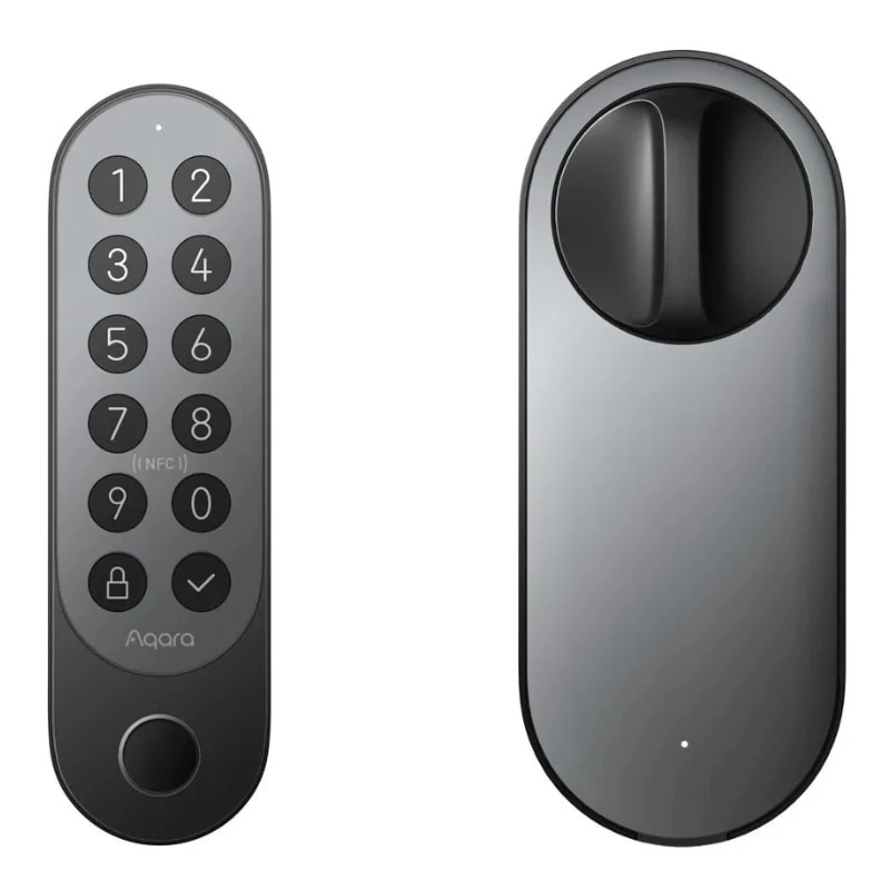 Aqara Smart Lock U200 Negro compatible con Alexa y Google Cerradura inteligente