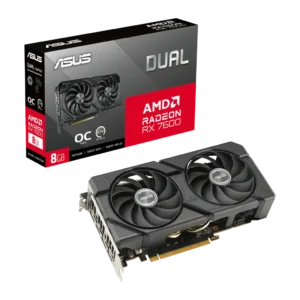 ASUS Dual Radeon RX 7600 OC EVO 8GB GDDR6 Tarjeta gráfica
