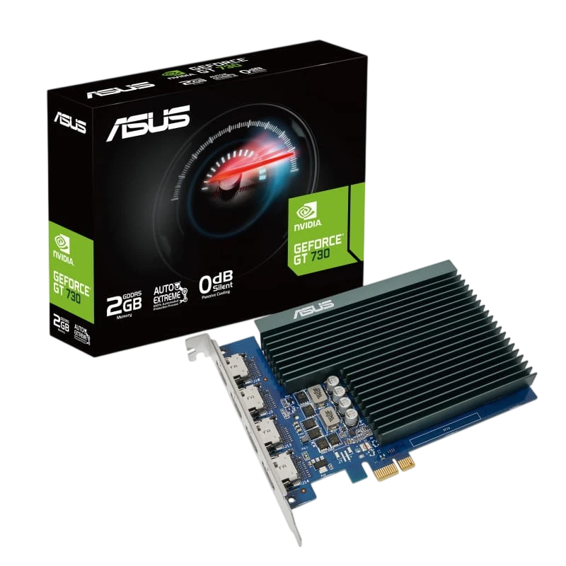 ASUS GeForce GT 730-4H-SL-2GD5 2 GB GDDR5 Negro Tarjeta gráfica