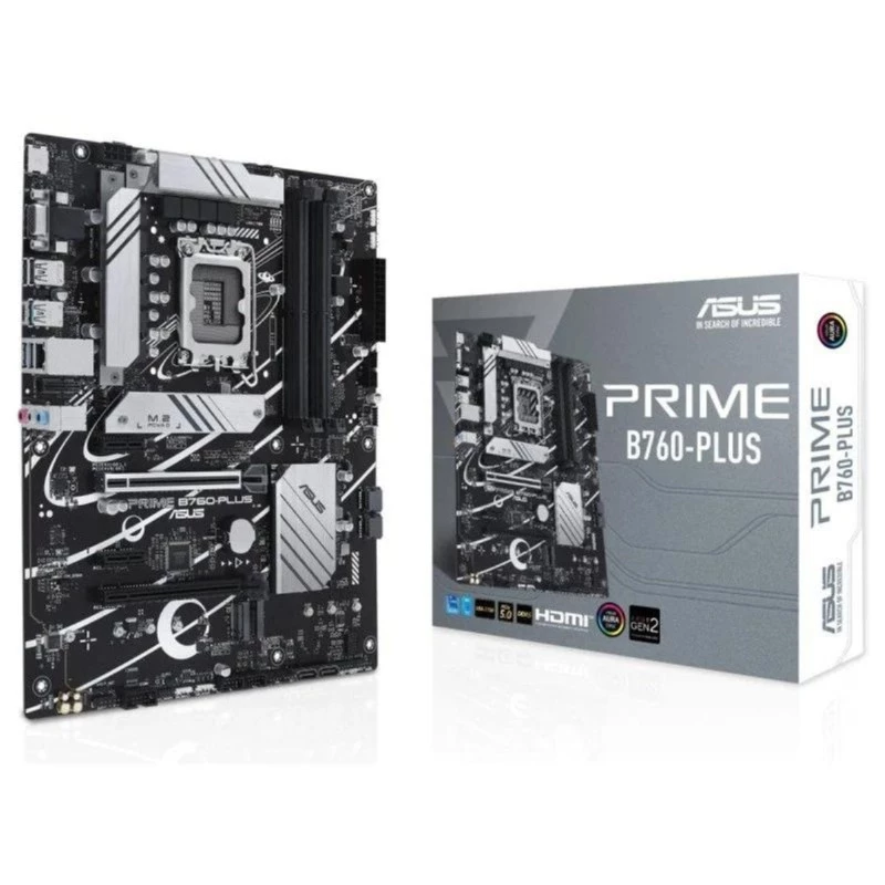 ASUS PRIME B760-PLUS LGA 1700 ATX 2.5 Gigabit Ethernet 3 ranuras M.2 Placa base