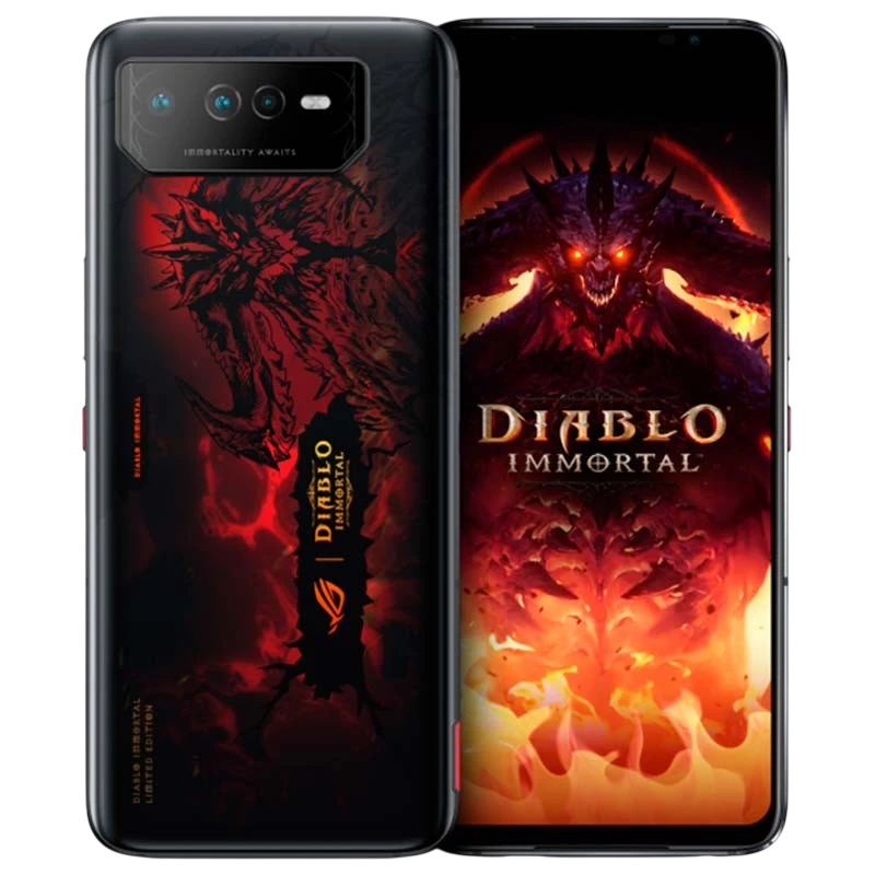 ASUS ROG Phone 6 5G 16GB/512GB Edición Diablo Immortal 6,78 pulgadas AMOLED 165Hz 50MP 6000mAh 65W NFC
