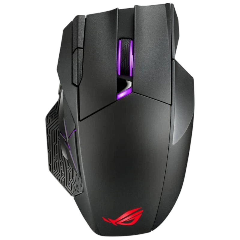 ASUS ROG Spatha X USB Negro 19000 DPI 12 botones 2.4GHz Ratón