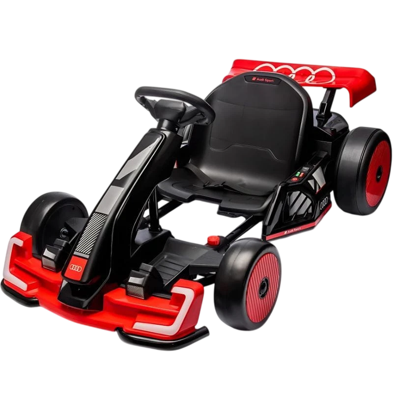 Audi GoKart 24V Rojo 50kg cinturón de seguridad Coche eléctrico para niños