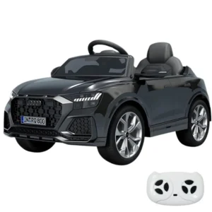 Audi RS Q8 12V Negro 2 motores 25kg Coche eléctrico para niños