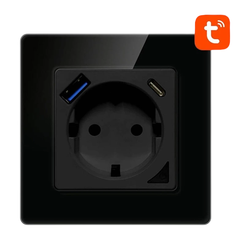 Avatto N-WOT10-USB-B Negro WiFi Enchufe inteligente