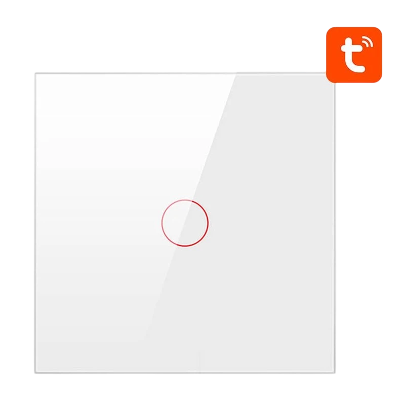 Avatto ZTS02-EU-W1 1 botón Blanco Zigbee Interruptor táctil inteligente