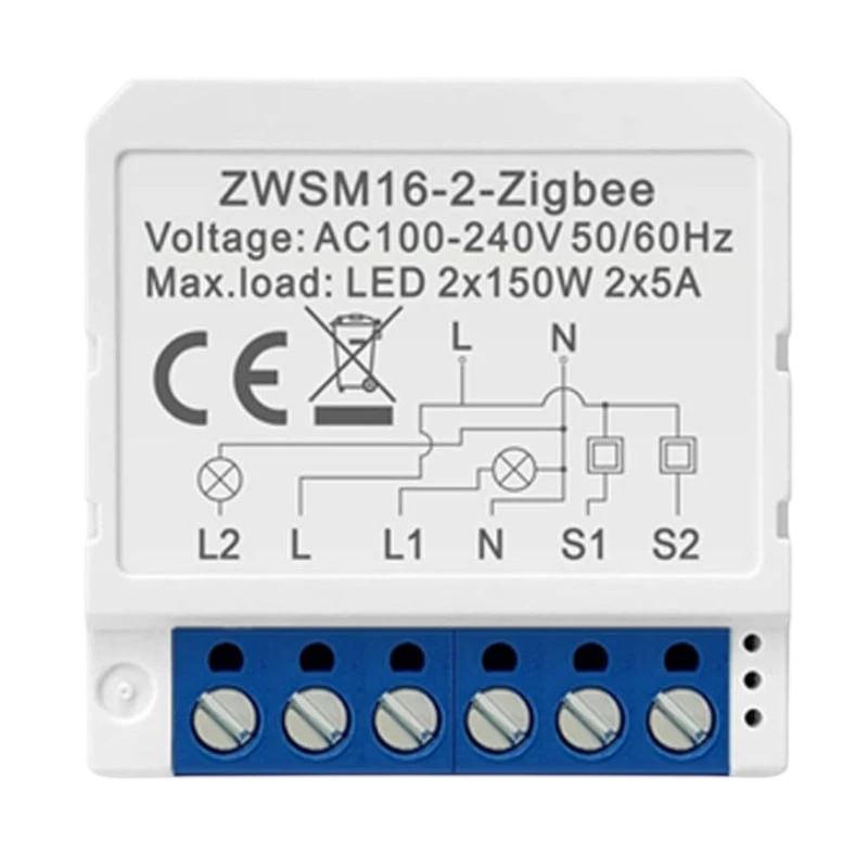 Avatto ZWSM16-W2 Blanco ZigBee Switch inteligente