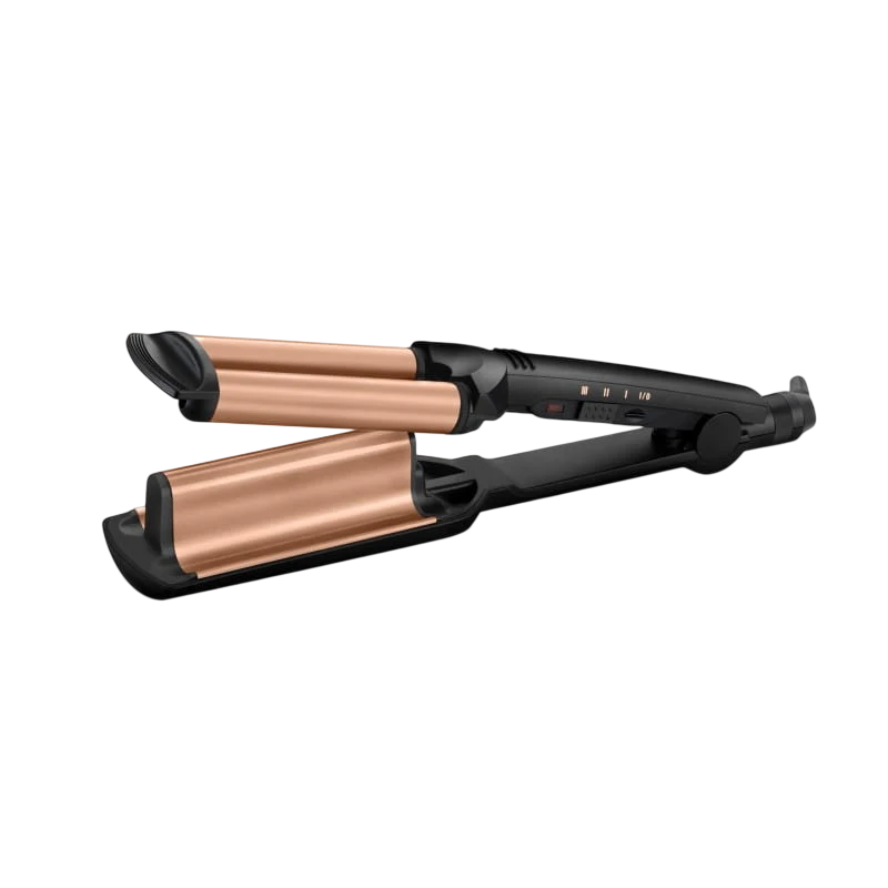 BaByliss Deep Waves Negro/Naranja 200°C cerámica 3 temperaturas Rizador de pelo