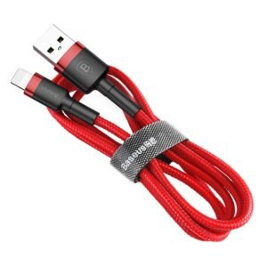 Baseus Cafule Cable USB a Lightning Apple 1M Rojo