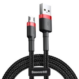 Baseus Cafule Cable USB a Micro USB 1M - Carga rápida Negro