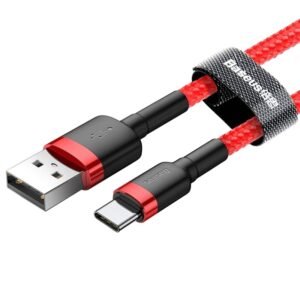 Baseus Cafule Cable USB a USB Tipo C 1M Rojo