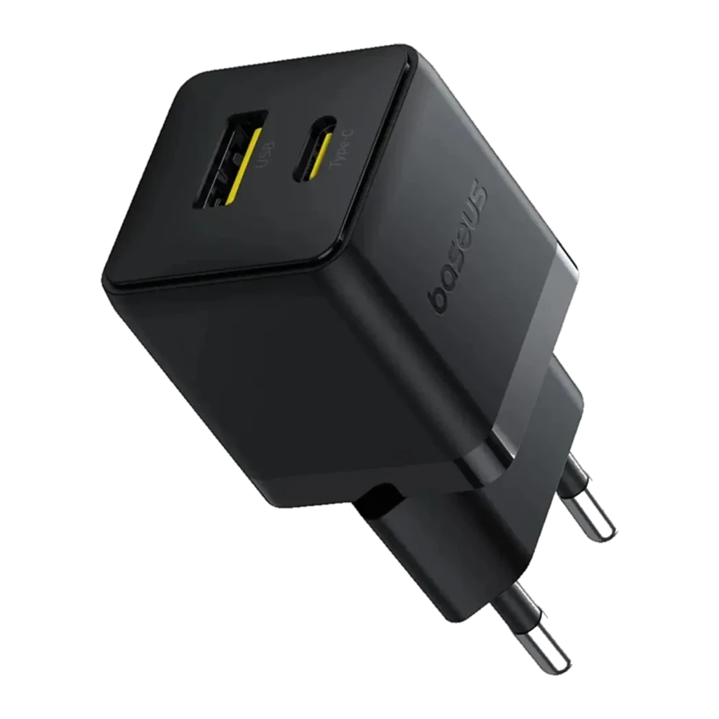 Baseus Palm Fast Charger 30W USB-A + USB-C - Cargador de pared