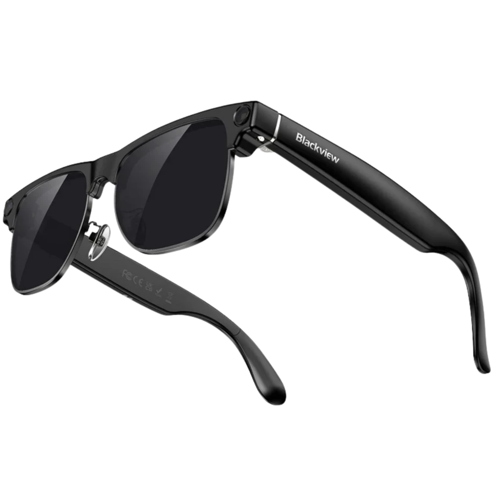 Blackview BV200 AI con cámara 8MP 2K Bluetooth Gafas de sol inteligentes