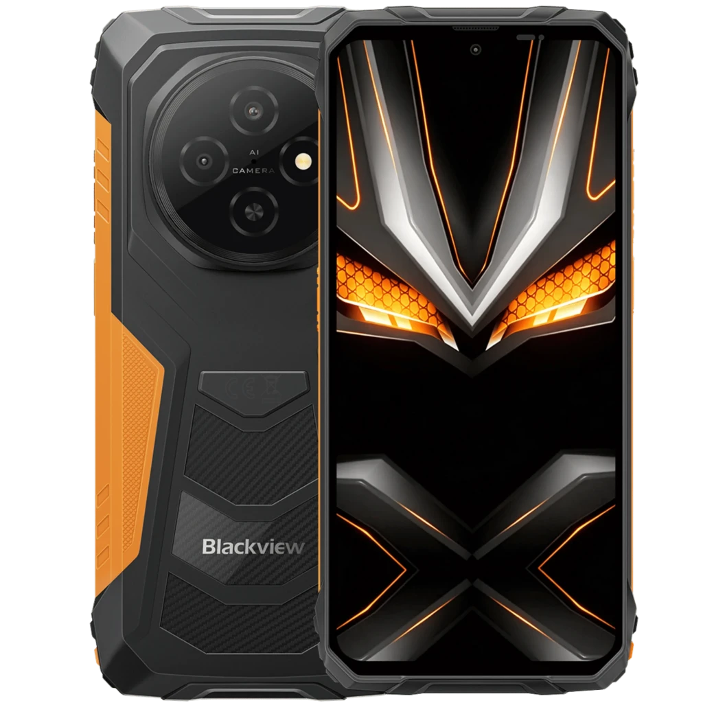 Blackview Fort 1 4GB/128GB Naranja Rugged IP68/IP69K 6,56 pulgadas IPS 90Hz 16MP 10000mAh 18W NFC