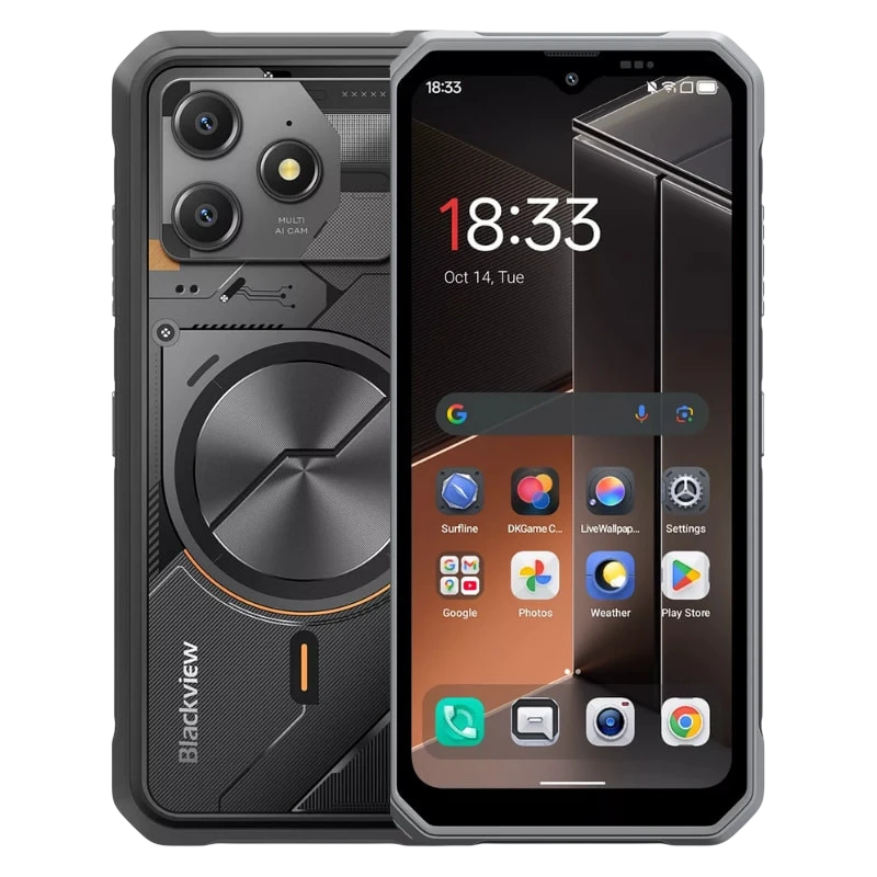 Blackview Fort 100 6GB/128GB Negro Rugged IP68/IP69K 6,56 pulgadas IPS 90Hz 16MP 5000mAh 18W NFC