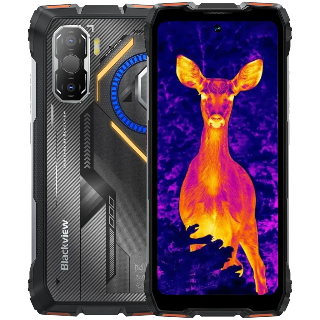 Blackview Rock 3 4G 8GB/256GB Naranja 6,78 pulgadas IPS 120Hz 108MP 10000mAh 27W NFC
