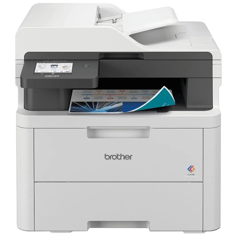 Brother DCP-L3560CDW Color WiFi Blanco dúplex automático Ethernet 26ppm pantalla táctil ADF Impresora LED