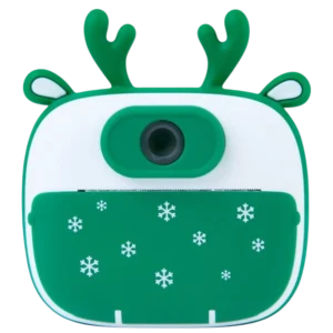 Cámara Instantánea Para Niños con Impresión K13 Diseño Reno Verde