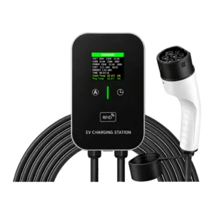 Cargador Coche Eléctrico 32A Trifásico Sin Enchufe 10M LCD Tipo 2 22kW