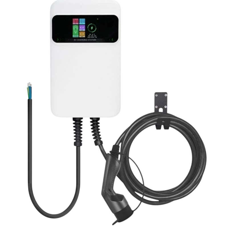 Cargador de coche eléctrico Besen SQ20-22KW-APP Blanco 32A Tipo 2 trifásico IP66