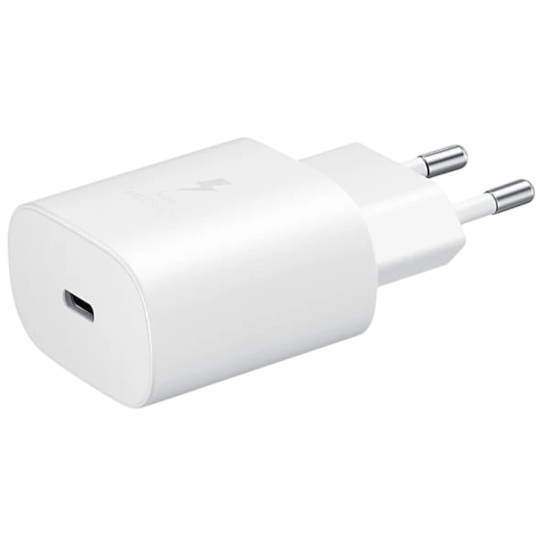 Cargador Samsung EP-TA800 USB-C 25W Blanco - Versión Bulk