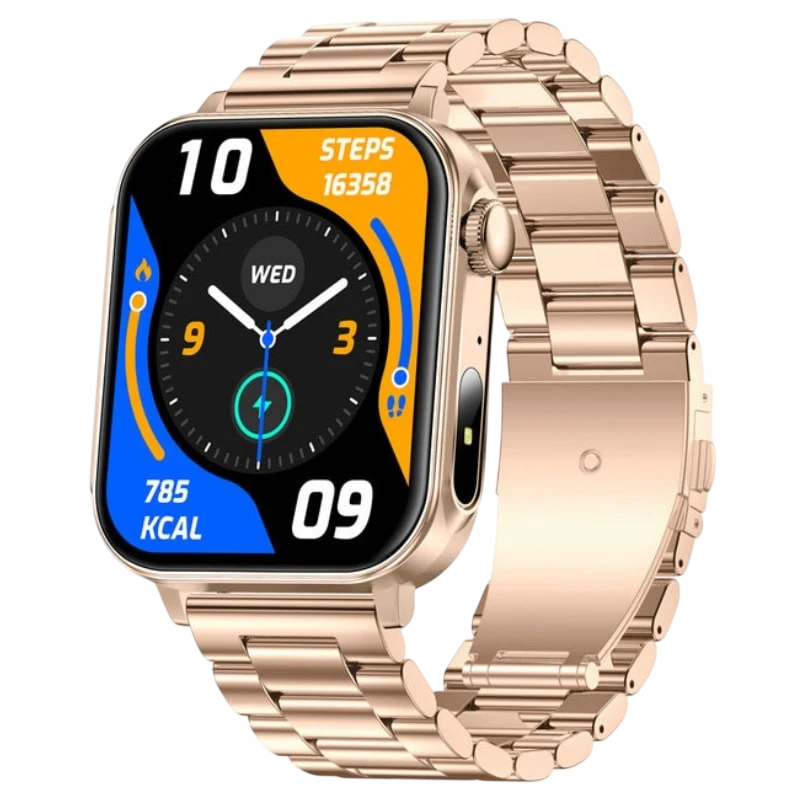 COLMI P80 Correa Acero Dorado IPS GPS 7 días +120 deportes IP68 Smartwatch