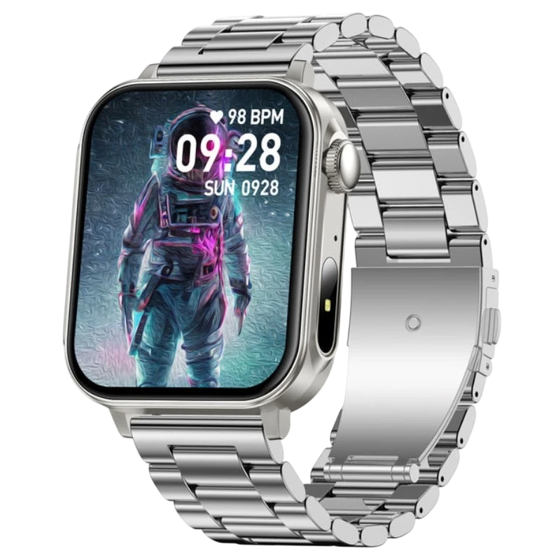 COLMI P80 Correa Acero Plata IPS GPS 7 días +120 deportes IP68 Smartwatch